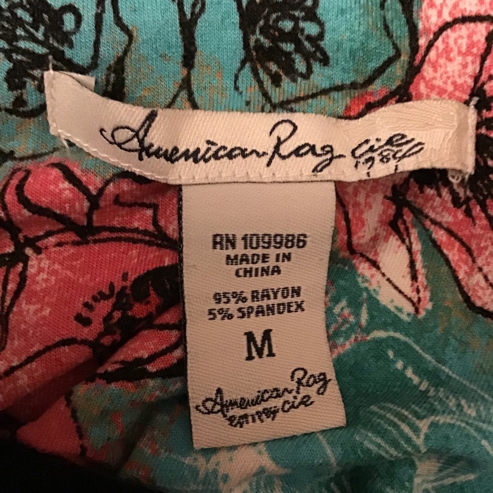 4/$25 American Rag Floral Bubble Dress, Size M - Picture 7 of 8